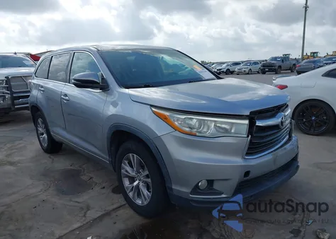2016 Toyota Highlander Le/Le Plus из США, поврежденный, VIN 5TDZKRFH1GS169695